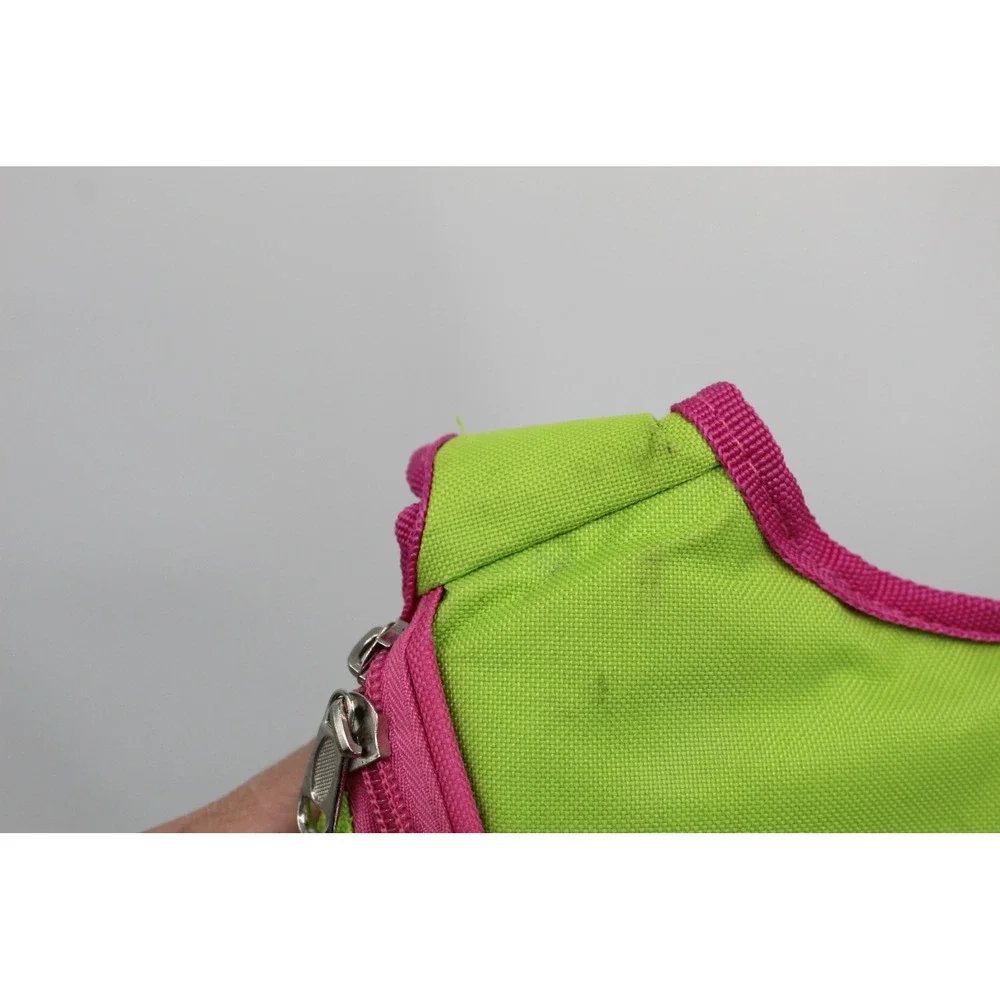 Buckhead Betties Insulated Backpack Cooler Bag Lime Green Pink Thermal Picnic